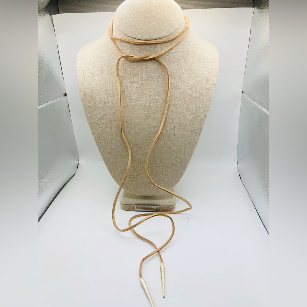 Kendra Scott Pierce Choker Suede Lariat Necklace